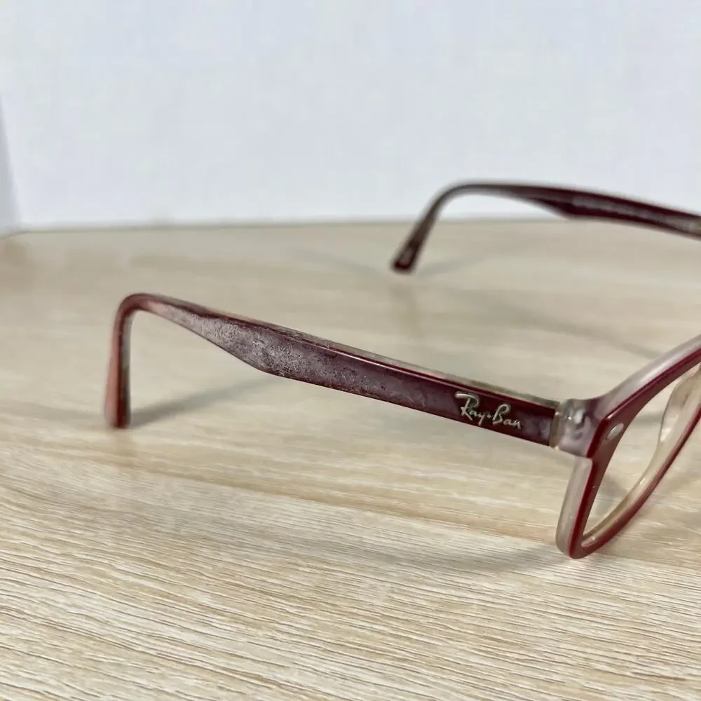 Ray-Ban RB5285 5738 Eyeglasses Red Frames Only 53-19-145 PARTS ONLY